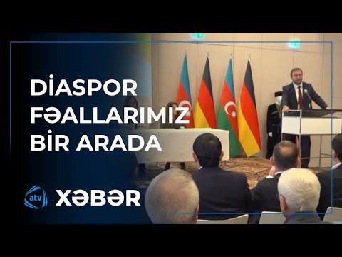 Almaniyada diaspor fəallarımız bir araya gəlib