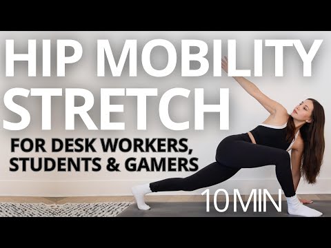 Easy Hip Mobility Routine For Desk Workers | 20 DAY CHALLENGE