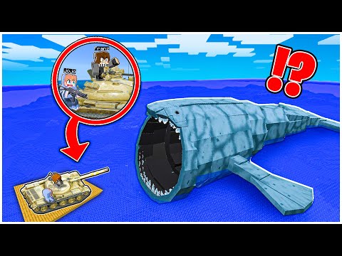 AKU MEMBUAT PERTAHANAN ANTI MONSTER BLOOP RAKSASA DI MINECRAFT!!