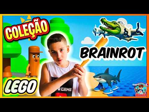 MONTEI O LEGO BRAINROT MAIS ASSUSTADOR😱 (Coleção Completa)