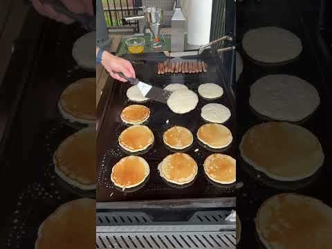 Breakfast on the Griddle | Pancakes, eggs, and Swaggerty’s sausages!