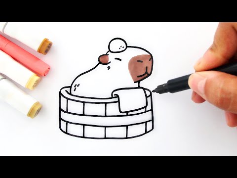HOW TO DRAW A CAPYBARA