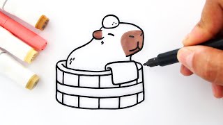 HOW TO DRAW A CAPYBARA