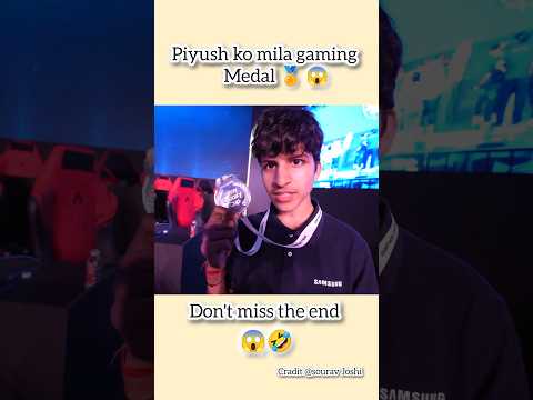 piyush ko Mila gaming medal 😱😂 #souravjoshivlogs #shorts #piyushjoshivlogs #funny #trading