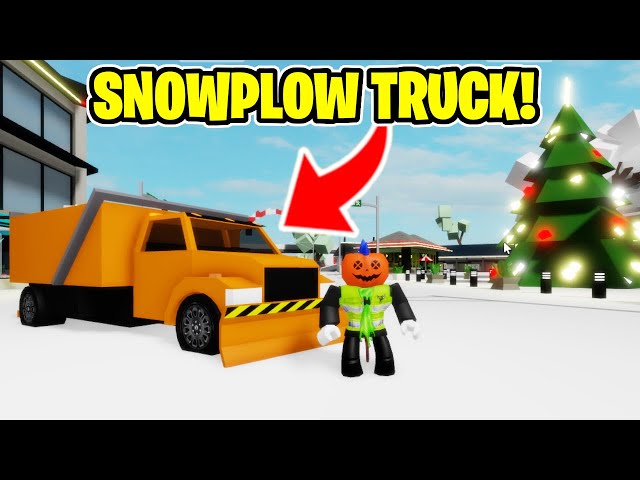 New Snowplow Truck In Roblox Brookhaven RP