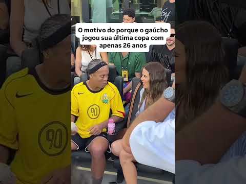 Motivo do porque o Ronaldinho jogou até os 26 anos
