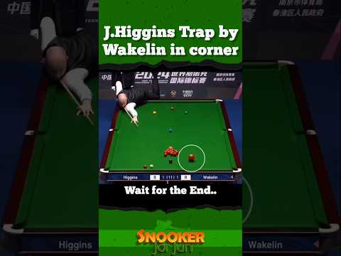 J.Higgins Trap by Wakelin | #shorts #youtubeshorts #trending #snooker #ding #juddtrump #ronnie