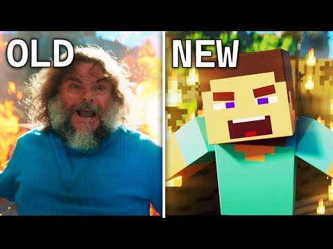 Minecraft Movie Trailer - Original vs Animated