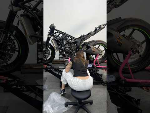 Детейлинг для моего нового мотоцикла 😄 #стантдаша