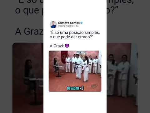 Pelo menos ela aprendeu certo!😅 #bjj #jiujitsu #bjjlifestyle #jiujitsulifestyle #defesapessoal #oss