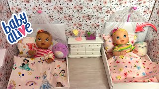 BABY ALIVE Newborn twins dolls Morning routine ☀️