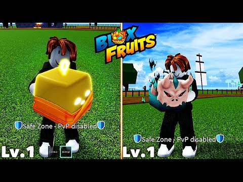 Noob Level 1 Eating Legendary Buddha And Mythical T-Rex Fruit - Blox Fruits Roblox🍎