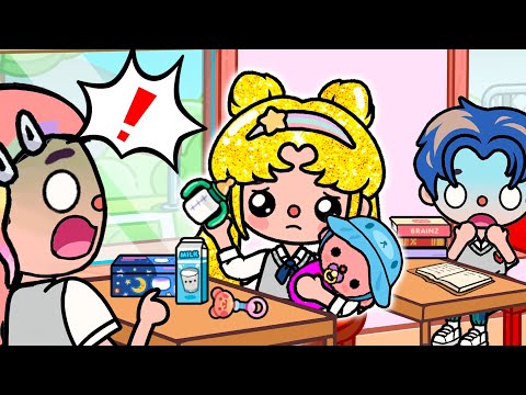 No One at School Knows I Have a Baby 👶🤫 Toca Life Story  Toca Boca