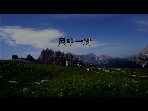 風中一對 (粵語) 阿國哥-伴奏 KARAOKE