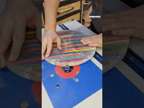 clock with colored pencils #epoxyart #art #clock #epoxy