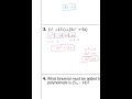 Polynomial Operations and Subtraction