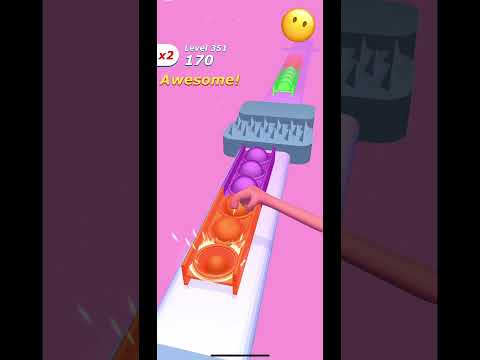 Pop It Run! 🌈   🟢  All Levels Gameplay Android, IOS #351 🎮