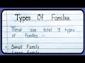 Types of Family Structures