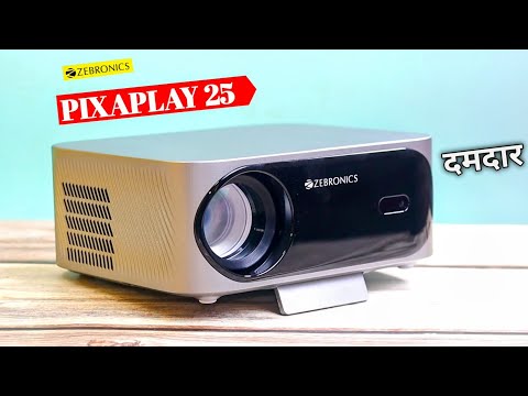 Zebronics Pixaplay 25 The Ultimate Smart Projector for Home Cinema