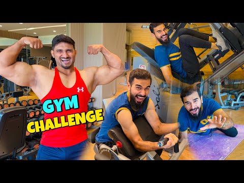 Extreme gym workout challenge went wrong 😂 New gym trainer agaya 🏋️