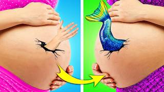 ¡Cómo Convertirse en Sirena! Fui Adoptada por una Familia de Sirenas, Cambio de Imagen Extremo!