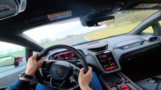 Lamborghini Temerario POV Onboard with launch control and a push lap in Vallelunga