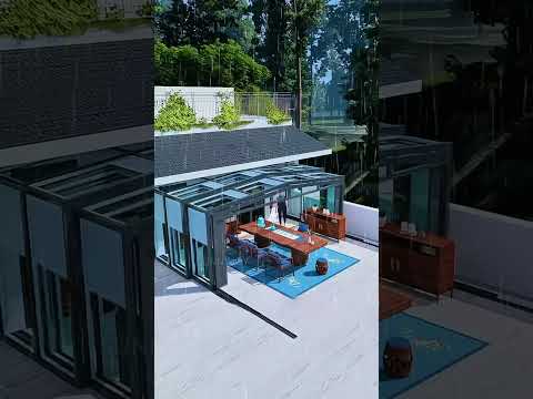 Good partner for the terrace #sunroom #foryou #villa #decoration #home #aluminium #pc #familytime
