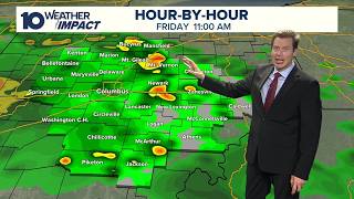 Columbus, OH Weather | Heavy rain, thunderstorms possible Friday morning