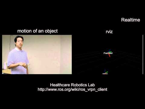 Demonstration of  the ros_vrpn_client ROS package.