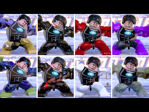 All Big Fig Character Transformations in LEGO Marvel Super Heroes 3