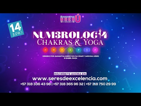 Taller Numerología Chakras & Yoga Con Mary Cardona Lenis e Isabel Isaza