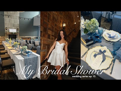 MY BRIDAL SHOWER | chatty grwm and the event (vlog)