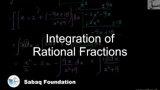 Integration of Rational Fractions