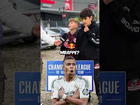 Soccer Kids MASTER Champions League Goals Trivia!⚽️💯
