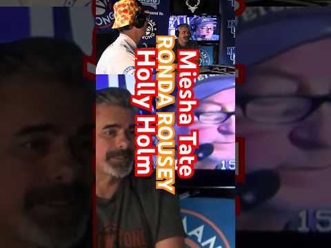 Ronda Rousey UFC, Miesha Tate and Holly Holm discussion, concussion, #ufc #rondarousey #mieshatate￼