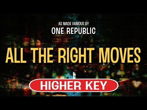 All The Right Moves (Karaoke Higher Key) – One Republic