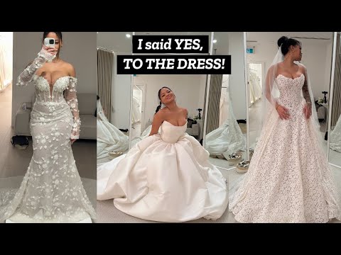 Wedding Dress Shopping | I Said YES To The Dress!!! (Wedding Series EP. 2)