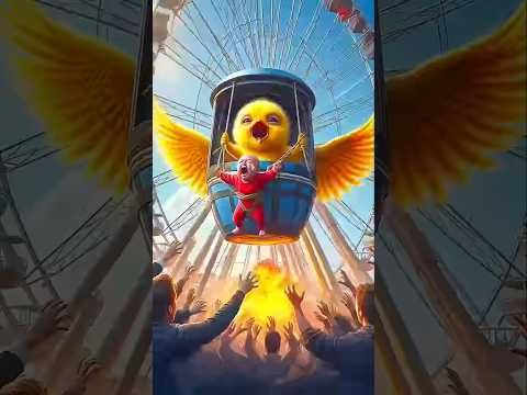 🐥Chick rescue the baby from fire accident
