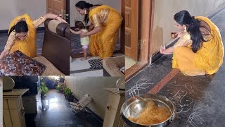 आज बहुत बची नहीं तो सर के बल जाती काम के चक्कर मे👏जय हो नाग देवता🥺कितनी सुन्दर balcony🥰