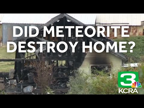 Investigation into possible meteorite landing on Northern California home