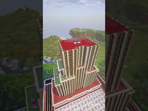 Empire State Building in Minecraft! #minecraft #minecraftbuilding