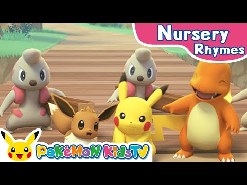 London Bridge is Falling Down | Nursery Rhyme | Kids Song | Pokémon Kids TV​