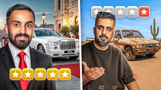 جربنا سيارات من نجمه الى خمس نجوم🌟!!
