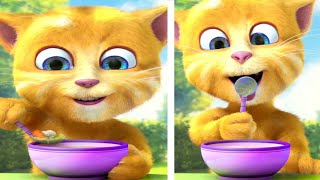 Talking Ginger Eating
