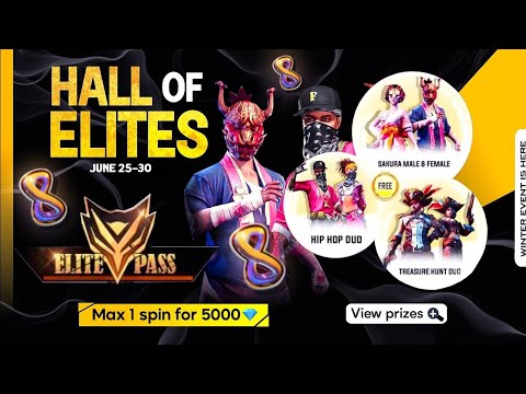 Ob49 100% All Elite Pass Bundle Return 💥| 8Th Anniversary Event Free Rewards | Free Fire New Event