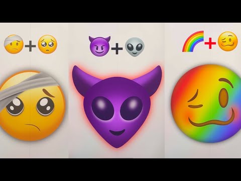 Amazing digital art: Mixing emojis compilation