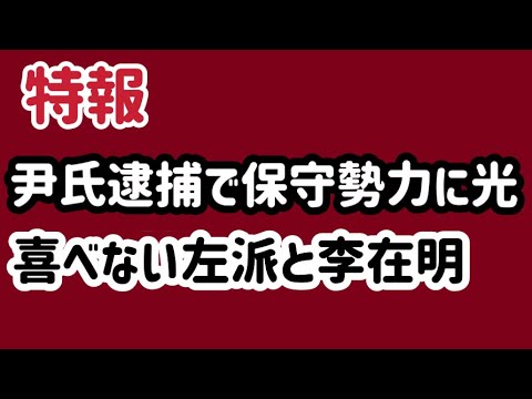 （2025.1.15）【特報】尹氏逮捕で保守勢力に光、喜べない左派と李在明