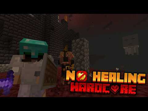 Can YOU Survive the NETHER in Minecraft if ALL Damage is Permanent? - No Healing Hardcore