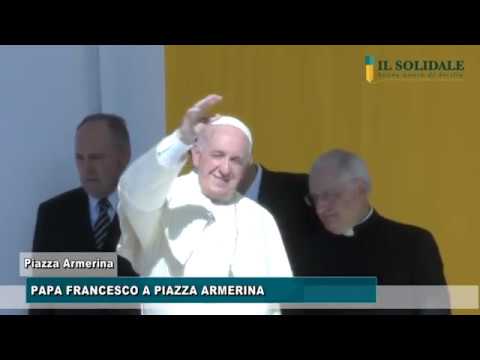 Video: Papa Francesco a Piazza Armerina