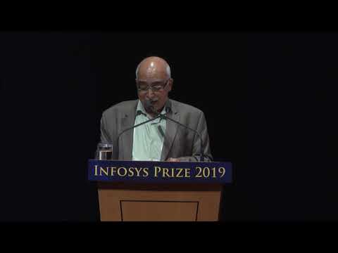 K. Dinesh introduces the eminent Infosys Prize 2019 Jury Chairs